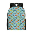 thumbnail image 1 of Rocae Artoon Transport print Computer Bag with Separate Compartment, Suitable for 15 inch Laptop Backpack, Gift for Men and Women, 1 of 5