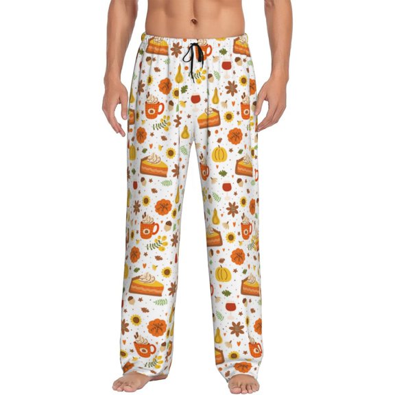 Rocae Autumn Mens Pajama Pants Pj Pants Mens Lounge Pants-Large