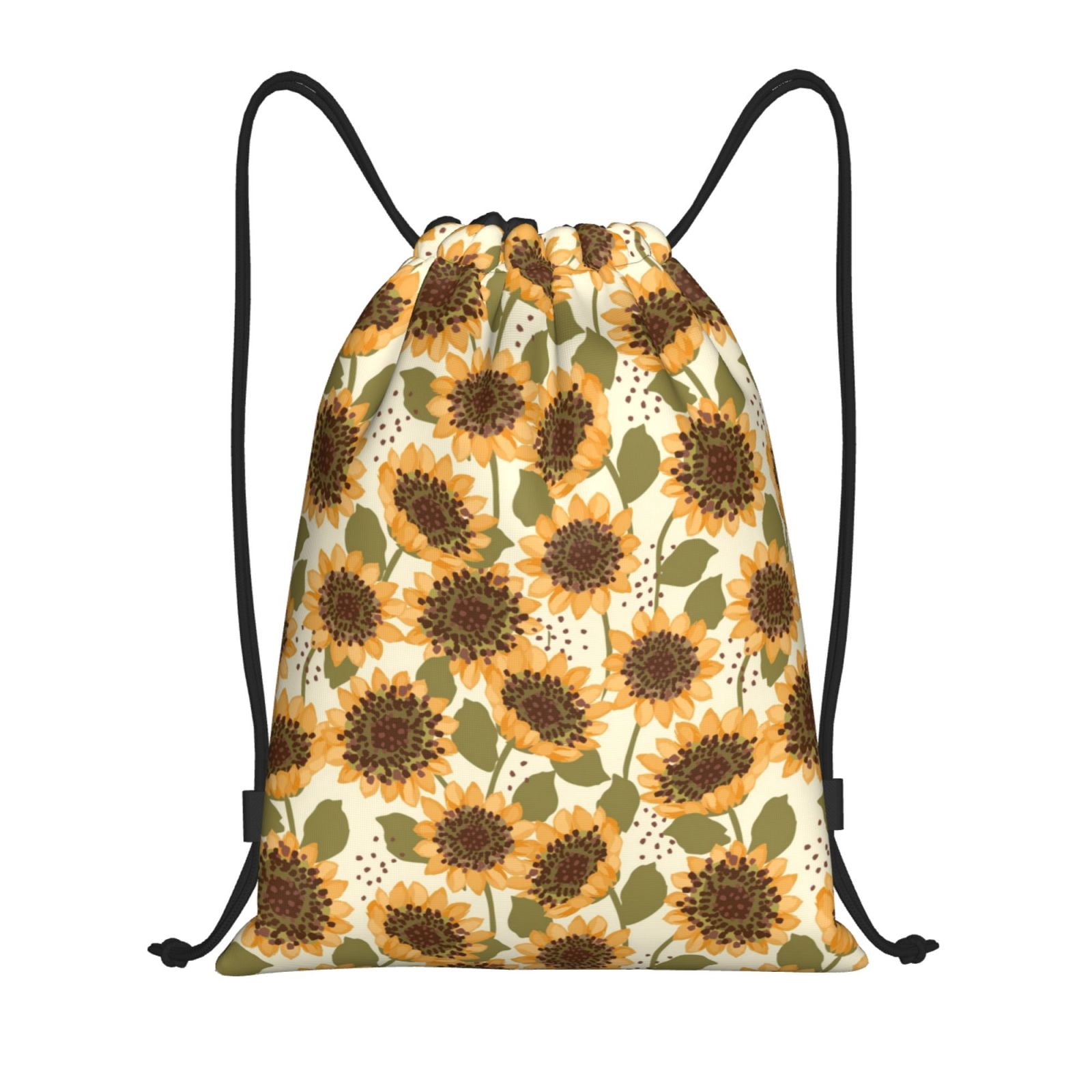 Colorful Flower Circle - Sustainably Made Gym Bag