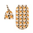 Rocae Autumn Woodland Characters for Baby Swaddle Blanket with Hats Set