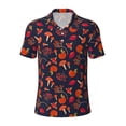 thumbnail image 1 of Rocae Autumnal Forest for Men's Short Sleeve Polo Shirt, Quick Drying Performance Moisture Wicking Sports Men's Golf Shirt XX-Large, 1 of 9