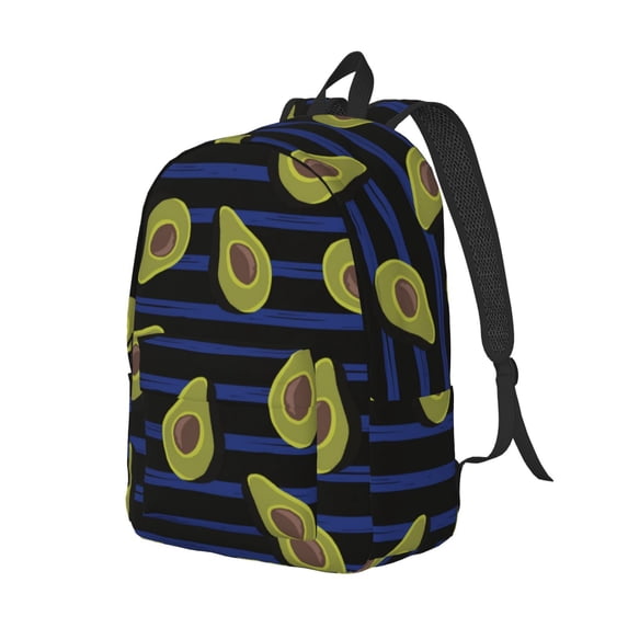 Rocae Avocado for Durable Canvas Backpack Leisure Large Bag Travel Rucksack Multi-function Backpack Small