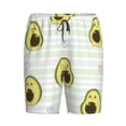 thumbnail image 1 of Rocae Avocado of a Hear for Men's Soft Sleep Pajama Shorts, Waistband and Pockets, 1 of 9