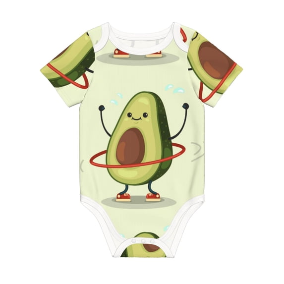 Rocae Avocado1 for Baby Climbing Clothes Soft Baby Romper for Active Infants Comfortable and Breathable Crawling Jumpsuit Unisex Baby Outfit 12 Months