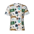 thumbnail image 1 of Rocae Back To School A for Men's Moisture-Wicking Crew Tee - T-Shirt for Sports, Outdoor Activities, and Casual WearXX-Large, 1 of 9