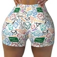 thumbnail image 1 of Rocae Back To School for Women's Quick-Dry Running Shorts,Ladies Active Athletic Apparel Yoga Workout Gym Running Volleyball Spandex Shorts X-Large, 1 of 9