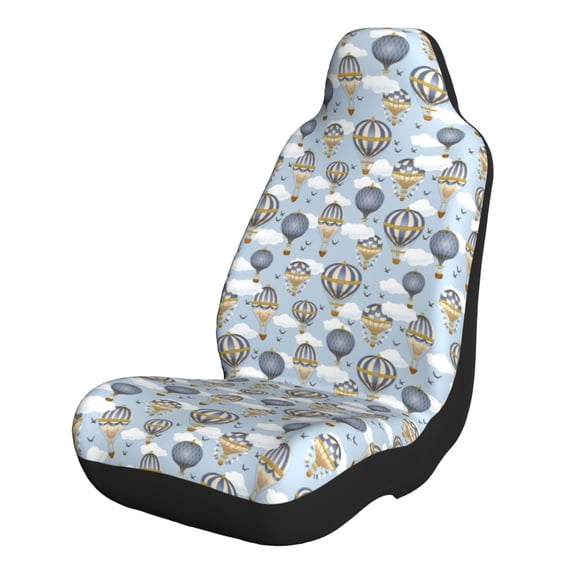 Rocae Balloon Vintage Print Seat Covers for Cars Trucks and SUVs,Easy to Install Cover Set-1