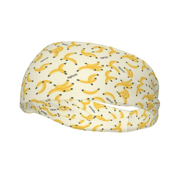 Rocae Banana for Sweatbands Sports Headband for Men and Women,Fashion Sweat Bands Headbands for Running,Cycling,Football, Yoga, Fitness