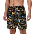 thumbnail image 1 of Rocae Basketball for Men's Swim Trunks Quick Dry With Two Side Pockets and One Lined Patch Pocket3X-Large, 1 of 9