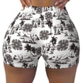 thumbnail image 1 of Rocae Beach for Women's Quick-Dry Running Shorts,Ladies Active Athletic Apparel Yoga Workout Gym Running Volleyball Spandex Shorts Small, 1 of 9