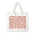thumbnail image 1 of Rocae Beautiful Fox or Plush Underarm Bag White Furry Purse Handbag for Autumn and Winter, 1 of 7