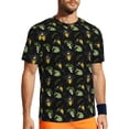 thumbnail image 1 of Rocae Bee Floral for Men's Mesh Quick-Dry Short Sleeve Workout T-Shirt,Mens Crew Neck Tee Lightweight Soft Classic T Shirts 4X-Large, 1 of 9