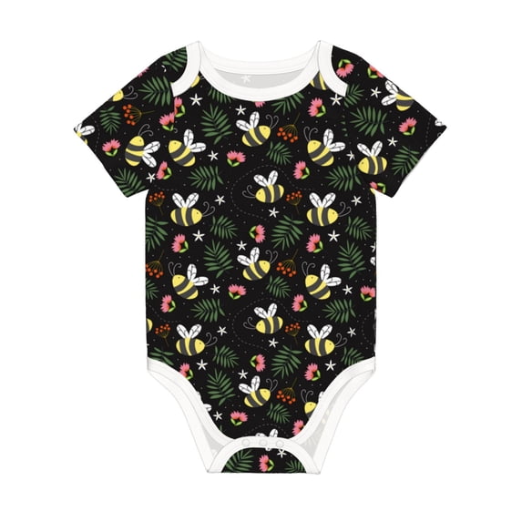 Rocae Bees for Baby Climbing Clothes Soft Baby Romper for Active Infants Comfortable and Breathable Crawling Jumpsuit Unisex Baby Outfit 9M