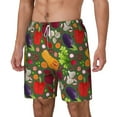 thumbnail image 1 of Rocae Begetable for Men's Swim Trunks Quick Dry With Two Side Pockets and One Lined Patch PocketLarge, 1 of 9