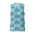 thumbnail image 1 of Rocae Best Dad Ever for Men's Basketball Jersey Lightweight and Breathable Athletic Tank Top,Quick-Drying Sports Jersey 4X-Large, 1 of 9