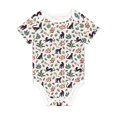 thumbnail image 1 of Rocae Black Cat And Snake for Baby Climbing Clothes Soft Baby Romper for Active Infants Comfortable and Breathable Crawling Jumpsuit Unisex Baby Outfit, 1 of 8