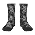 thumbnail image 1 of Rocae Black Cats In A Garden for Girls Boys Crew Socks,Children's Socks, Kids Socks, Toddler Socks: Daily Wear with Kids School Uniform, 1 of 5