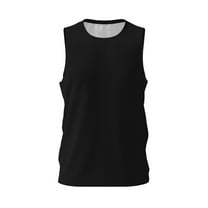 Rocae Black for Men's Basketball Jersey Lightweight and Breathable Athletic Tank Top,Quick-Drying Sports Jersey Small
