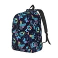 thumbnail image 1 of Rocae Blue Butterfly for Durable Canvas Backpack Leisure Large Bag Travel Rucksack Multi-function Backpack Medium, 1 of 8