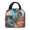 thumbnail image 1 of Rocae Blue Dragon And White Tiger for Insulated Lunch Bag for Women Men,Large Lunch Box for Work School Picnic Hiking Daytrip, 1 of 5