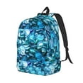 thumbnail image 1 of Rocae Blue Kyanite for Durable Canvas Backpack Leisure Large Bag Travel Rucksack Multi-function Backpack, 1 of 8