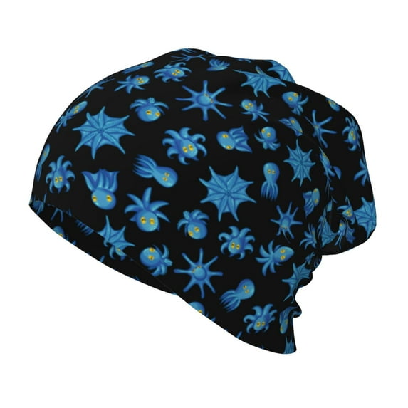 Rocae Blue Octopus for Kids Winter Beanies Weather Hats Boys Girls