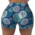 thumbnail image 1 of Rocae Bohemian Mandala for Women's Quick-Dry Running Shorts,Ladies Active Athletic Apparel Yoga Workout Gym Running Volleyball Spandex Shorts Large, 1 of 9