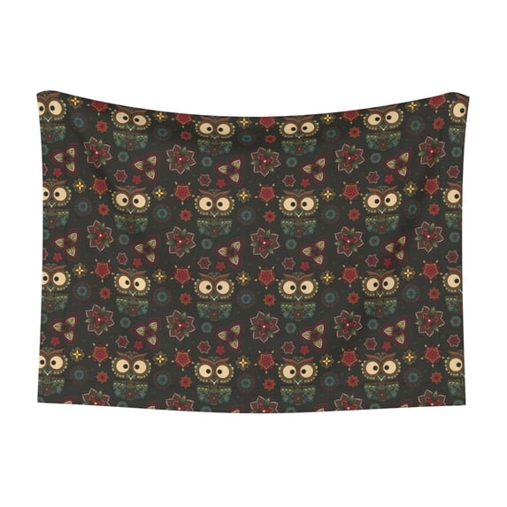 Rocae Boho Owl for Pet Blanket Dog Blanket Cat Blanket Soft Sleep for Small Medium Pet-Medium