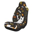 thumbnail image 1 of Rocae Bones And Leaves Print Seat Covers for Cars Trucks and SUVs,Easy to Install Cover Set-1, 1 of 9
