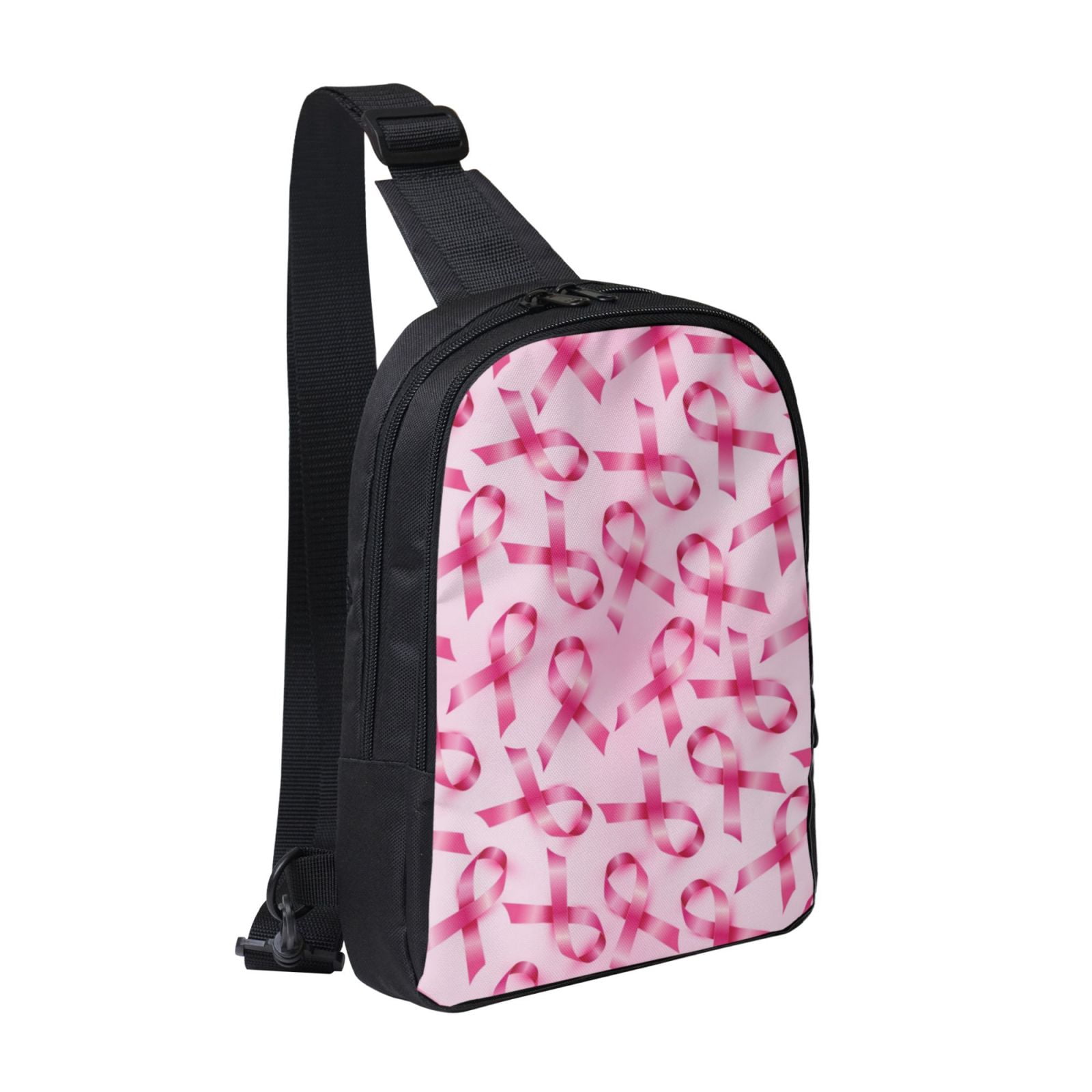 Rocae Breast Cancer Ribbons Awareness for Lightweight Chest Bag Dual ...