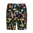 thumbnail image 1 of Rocae Bright Mushrooms for Men's Soft Sleep Pajama Shorts, Waistband and Pockets, 1 of 9
