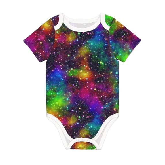 Rocae Bright Universe for Baby Climbing Clothes Soft Baby Romper for Active Infants Comfortable and Breathable Crawling Jumpsuit Unisex Baby Outfit 2 Years