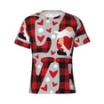 thumbnail image 1 of Rocae Buffalo Plaid Love And Gnome for Men's Moisture-Wicking Crew Tee - T-Shirt for Sports, Outdoor Activities, and Casual WearXX-Large, 1 of 9