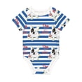 thumbnail image 1 of Rocae Bulldog Friend for Baby Climbing Clothes Soft Baby Romper for Active Infants Comfortable and Breathable Crawling Jumpsuit Unisex Baby Outfit 3 Months, 1 of 1