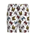 thumbnail image 1 of Rocae Bulldog Sunglasses Face for Men's Soft Sleep Pajama Shorts, Waistband and Pockets, 1 of 9