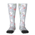 thumbnail image 1 of Rocae Bunny cartoon with easter for Novelty Casual compression Socks For Women Men Contrast Color Stockings, 1 of 6