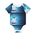 thumbnail image 1 of Rocae Butterflies And Waterlily In Water for Baby Climbing Clothes Soft Baby Romper for Active Infants Comfortable and Breathable Crawling Jumpsuit Unisex Baby Outfit 9M, 1 of 8