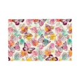 thumbnail image 1 of Rocae Butterflies and Roses Printed Heat Resistant Place Mats,Classic Hemstitch Cloth Fabric Placemats Imitation Linen Place Mat Table Mats 18x12 inch, 1 of 5
