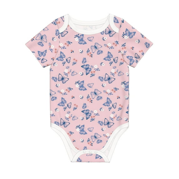 Rocae Butterfly for Baby Climbing Clothes Soft Baby Romper for Active Infants Comfortable and Breathable Crawling Jumpsuit Unisex Baby Outfit 3 Months