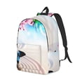 thumbnail image 1 of Rocae Butterfly In Blossoms Zen for Durable Canvas Backpack Leisure Large Bag Travel Rucksack Multi-function Backpack Medium, 1 of 1