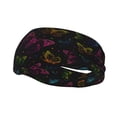 thumbnail image 1 of Rocae Butterfly for Sweatbands Sports Headband for Men and Women,Fashion Sweat Bands Headbands for Running,Cycling,Football, Yoga, Fitness, 1 of 9