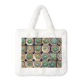thumbnail image 1 of Rocae Cactus Garden or Plush Underarm Bag White Furry Purse Handbag for Autumn and Winter, 1 of 7