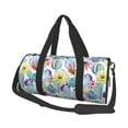 thumbnail image 1 of Rocae Cactus1 Print Round Travel Duffel Bag and Fitness Bag, Women's Waterproof Weekend Tote, Men's Travel and Fitness Essentials, 1 of 8