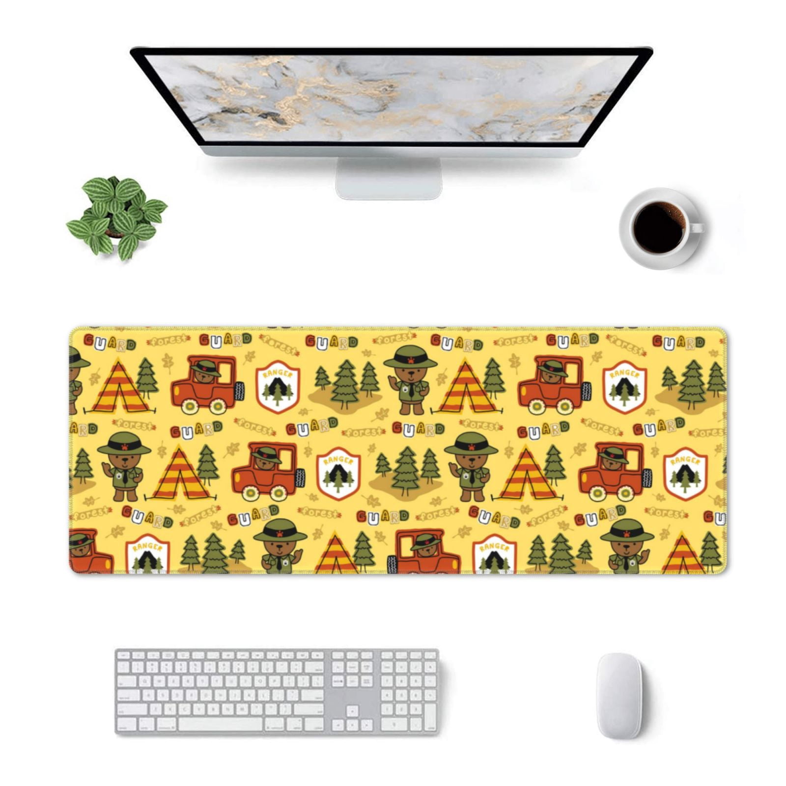 Rocae Car Tent Trees for Gaming Mouse Pad, Mouse Pad Large, Office ...