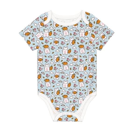 Rocae Carrot Rabbit for Baby Climbing Clothes Soft Baby Romper for Active Infants Comfortable and Breathable Crawling Jumpsuit Unisex Baby Outfit 3 Months