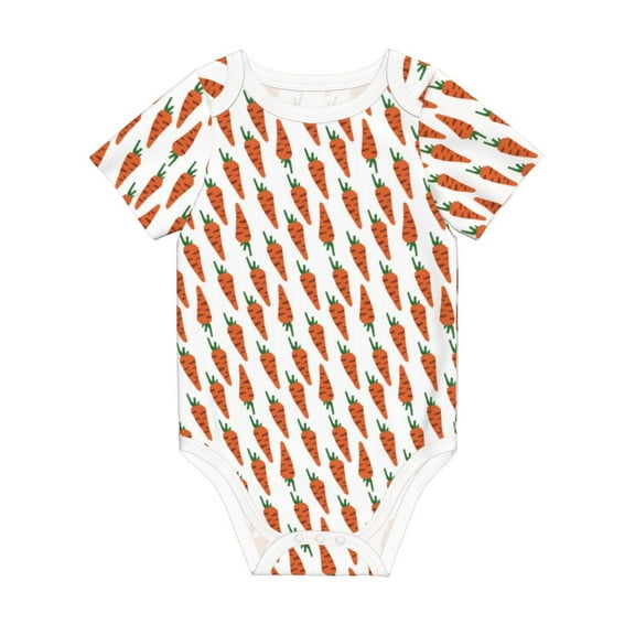 Rocae Carrot for Baby Climbing Clothes Soft Baby Romper for Active Infants Comfortable and Breathable Crawling Jumpsuit Unisex Baby Outfit 9M