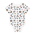 thumbnail image 1 of Rocae Cartoon Animals for Baby Climbing Clothes Soft Baby Romper for Active Infants Comfortable and Breathable Crawling Jumpsuit Unisex Baby Outfit 3 Months, 1 of 8