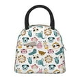 thumbnail image 1 of Rocae Cartoon Animals for Leakproof Lunch Box for Adults, Wide Opening Lunch Tote Bag, Reusable Lunch Cooler Bag, 1 of 6