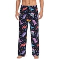 thumbnail image 1 of Rocae Cartoon Dinosaur Mens Pajama Pants Pj Pants Mens Lounge Pants-XX-Large, 1 of 6