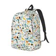 thumbnail image 1 of Rocae Cartoon Dinosaur for Durable Canvas Backpack Leisure Large Bag Travel Rucksack Multi-function Backpack, 1 of 8